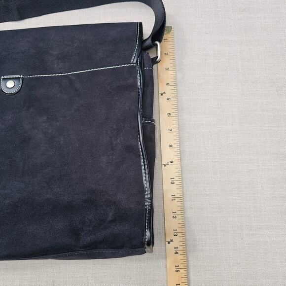 Kenneth Cole New York Messenger Laptop Briefcase Bag Black Large Adj Strap - Picture 4 of 10